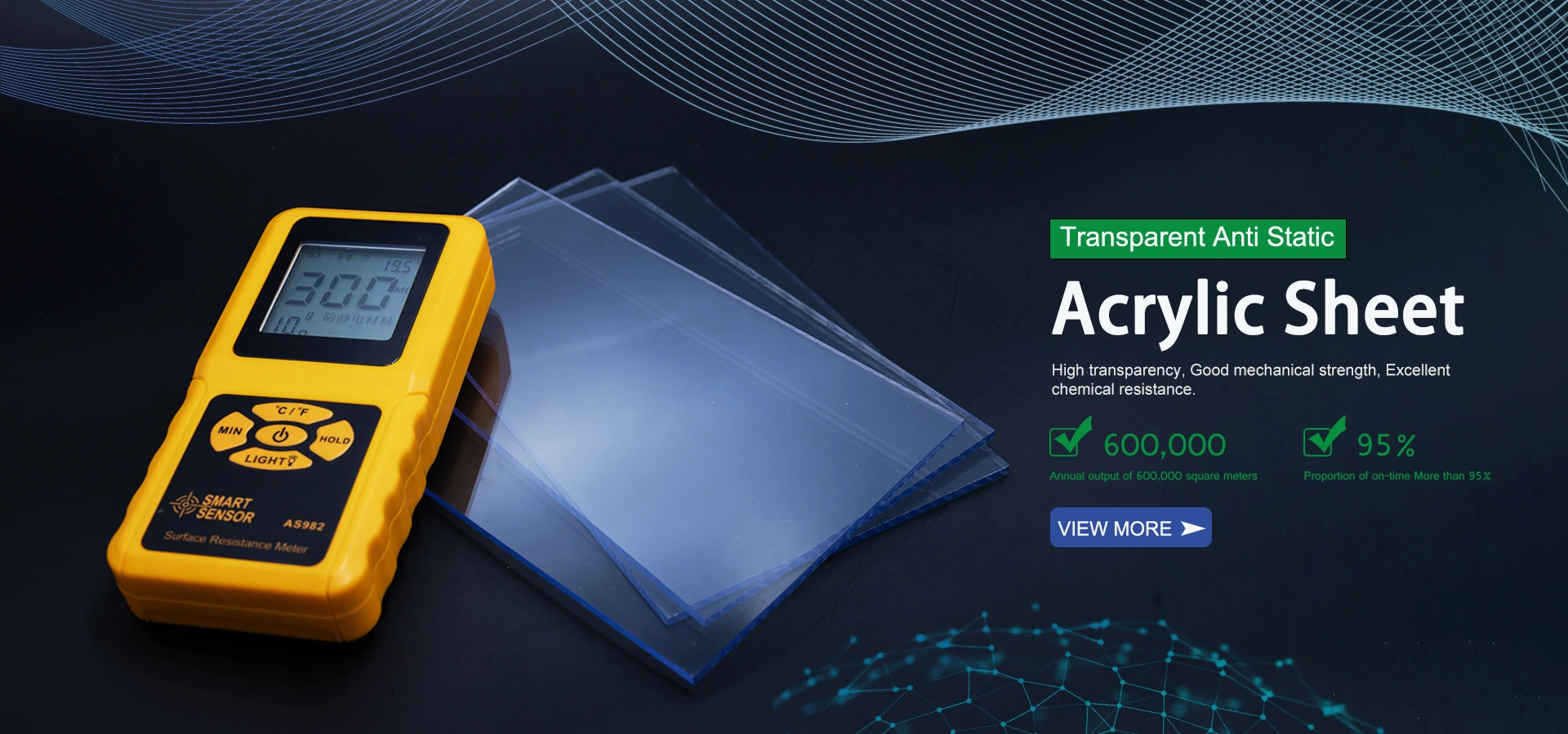 China acrylic စာရွက်